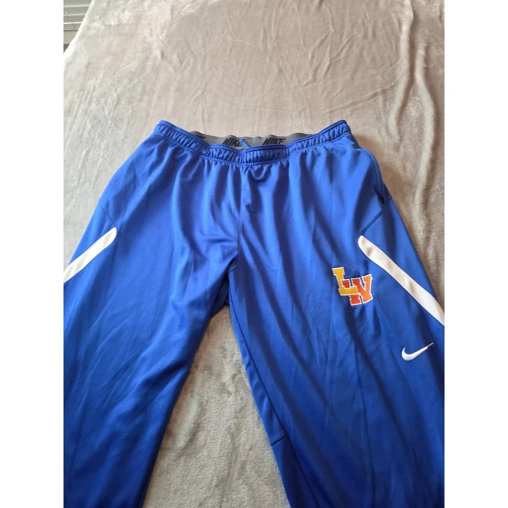 Nike Track Pants Mens 2XL Blue Dri-Fit LV Team Activewear Sweats